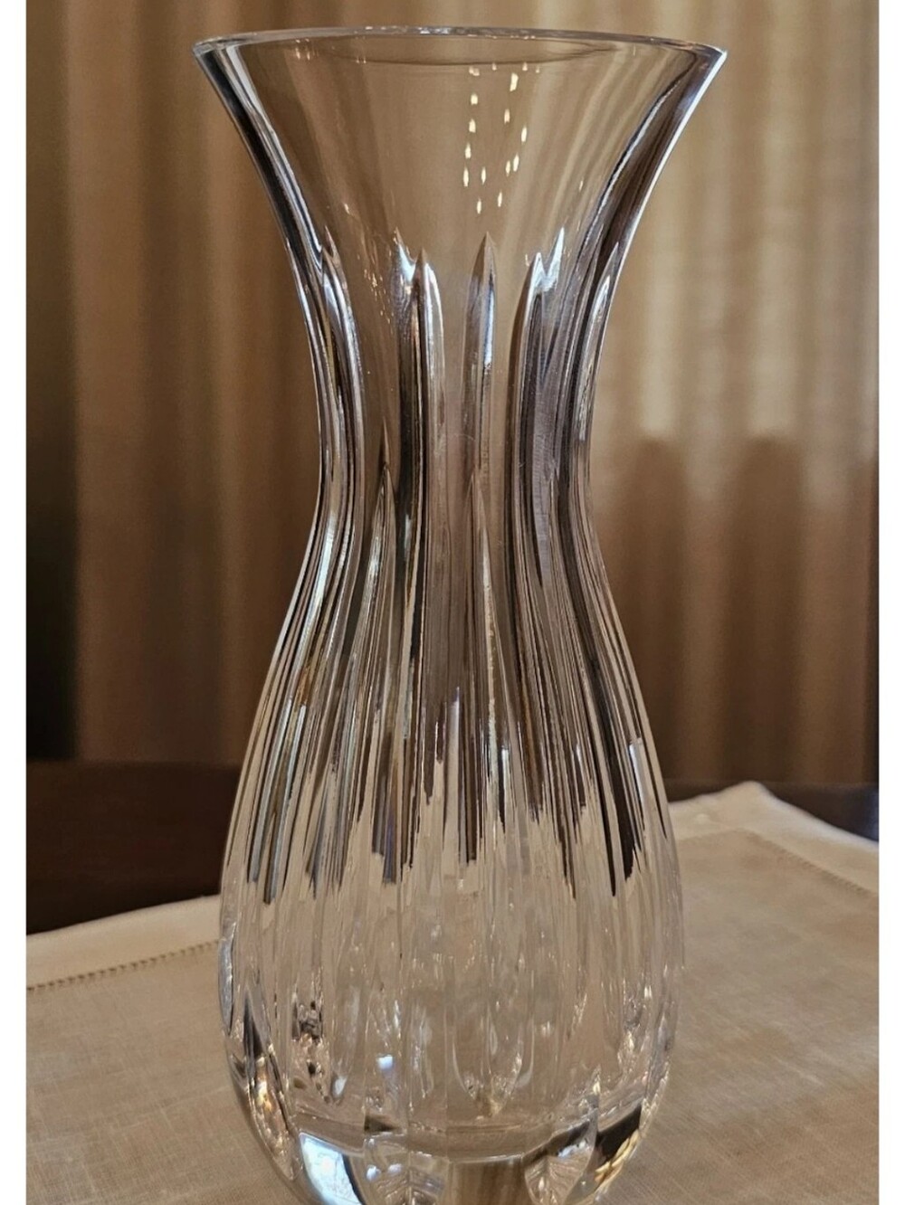 Vintage Miller Rogaska/Reed Barton Soho 7-inch Crystal Bud Vase Full Lead Signed